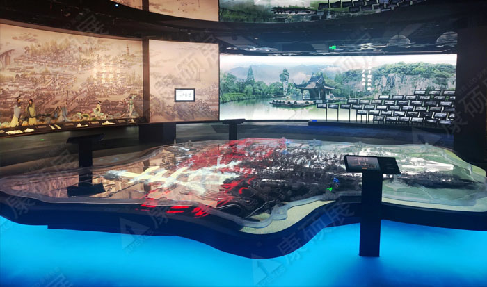 紹興文旅新地標|雷曼康碩展LED創(chuàng)意屏點亮北緯30°展示館
