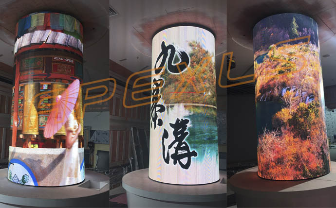 LED圓柱屏與透明屏的區(qū)別，哪個(gè)好
