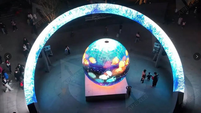 “數(shù)字夜游”啟幕！康碩展LED創(chuàng)意屏精彩亮相惠陽淡水墟文化特色街