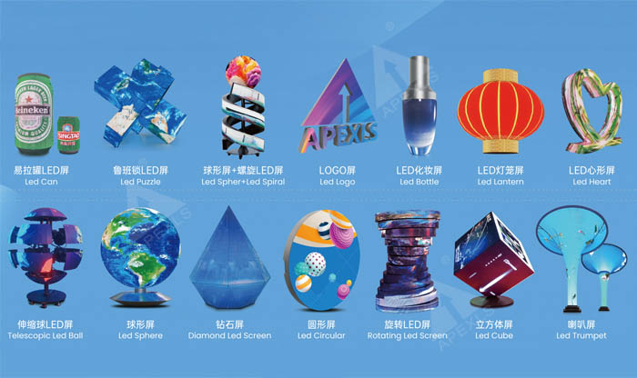 康碩展異形LED顯示屏類型