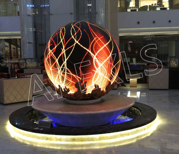中山星空聯(lián)盟集團(tuán)P6MM球形LED顯示屏