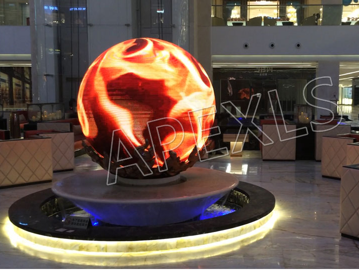 中山星空聯(lián)盟集團(tuán)P6MM球形LED顯示屏